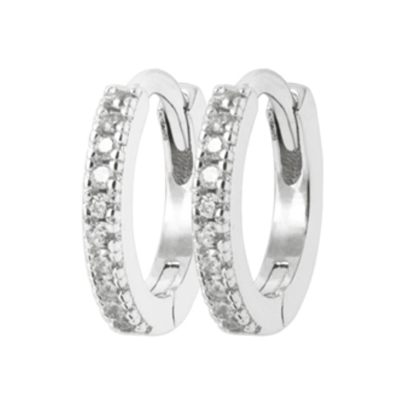 Coque de Nacre Créoles argent 1634110
