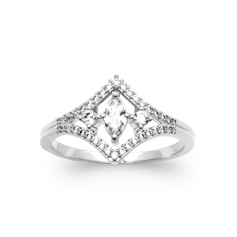 Coque de Nacre Bague argent 10020510
