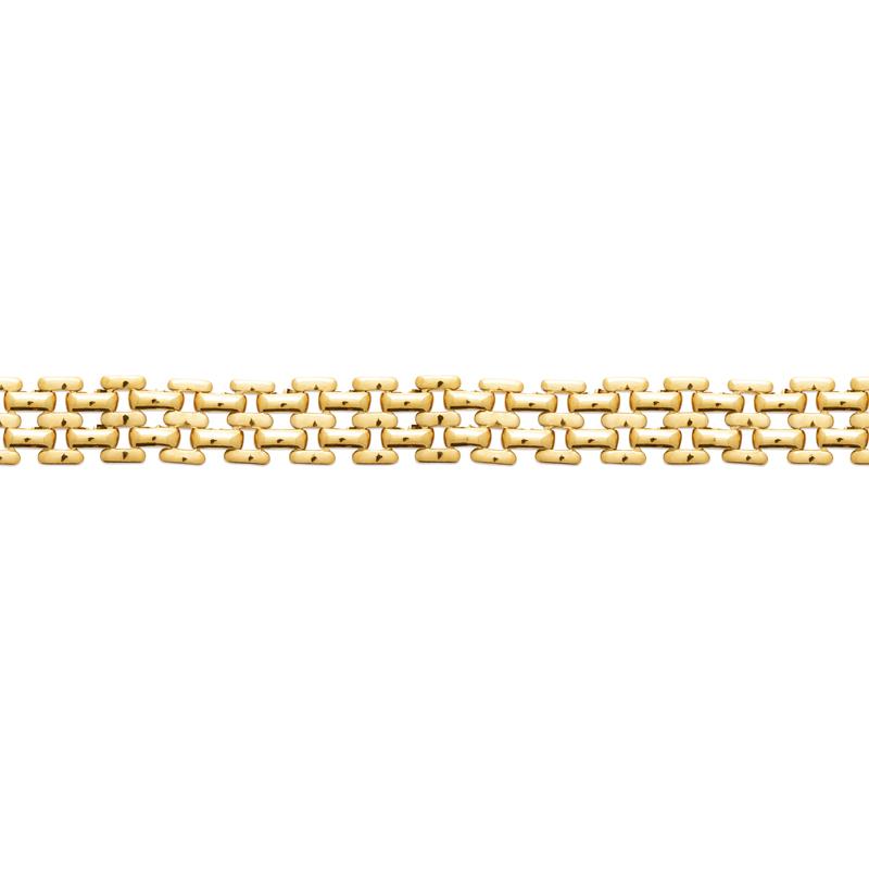Coque de Nacre Bracelet acier doré 312318
