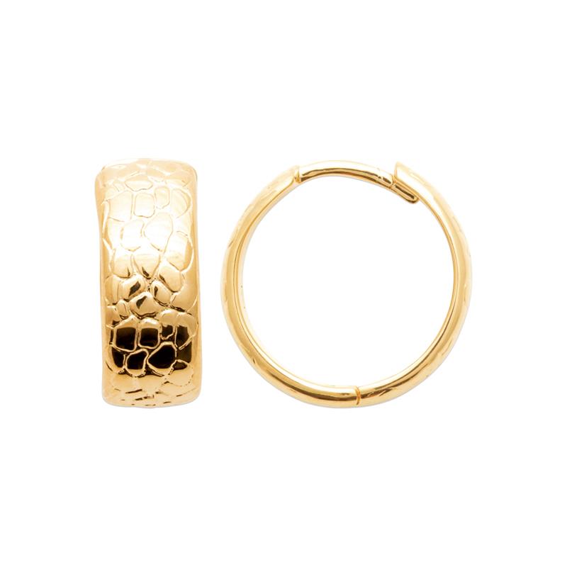 Coque de Nacre Créoles plaqué or 2679900