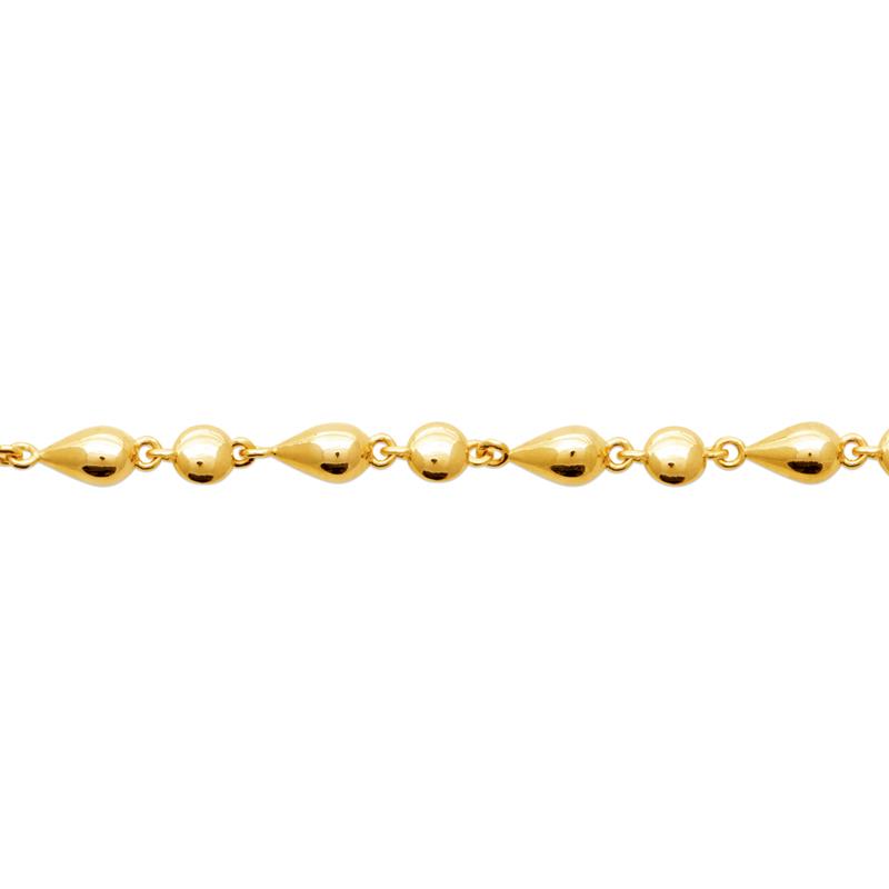 Coque de Nacre Bracelet plaqué or 922245