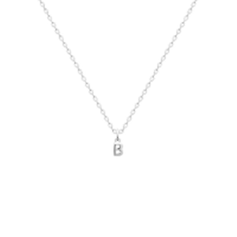 Coque de Nacre Pendentif initiale argent 7775602