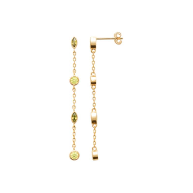 Coque de Nacre Boucles d'oreilles pendantes plaqué or 23045550