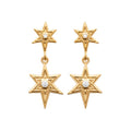 Coque de Nacre Boucles d'oreilles pendantes plaqué or 2583210