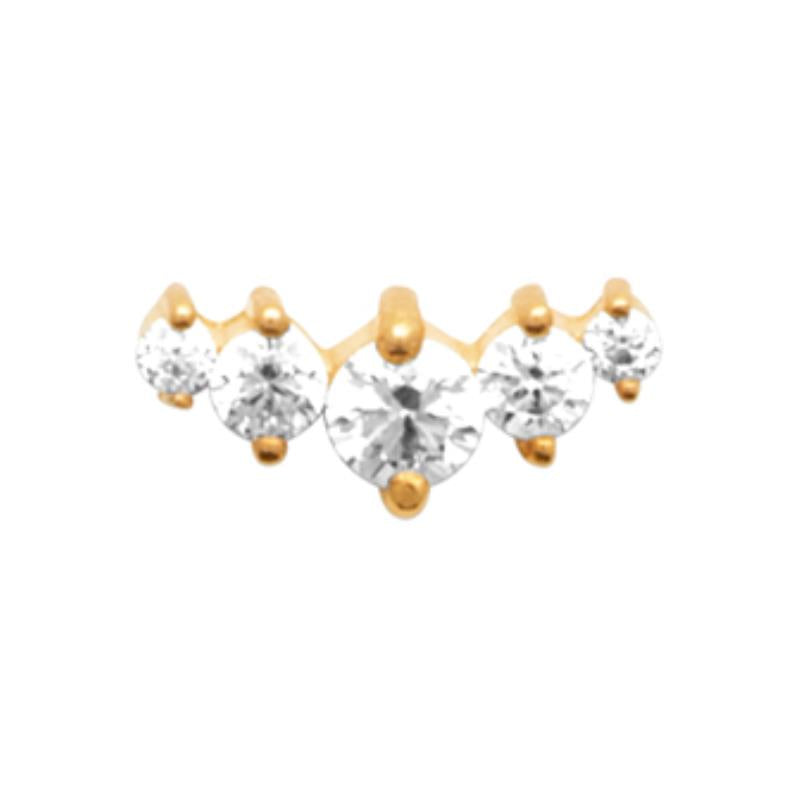 Coque de Nacre Piercing plaqué or 23074710