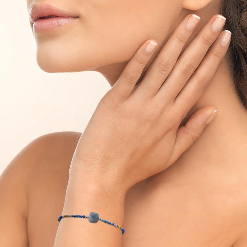Coque de Nacre Bracelet acier doré 312267