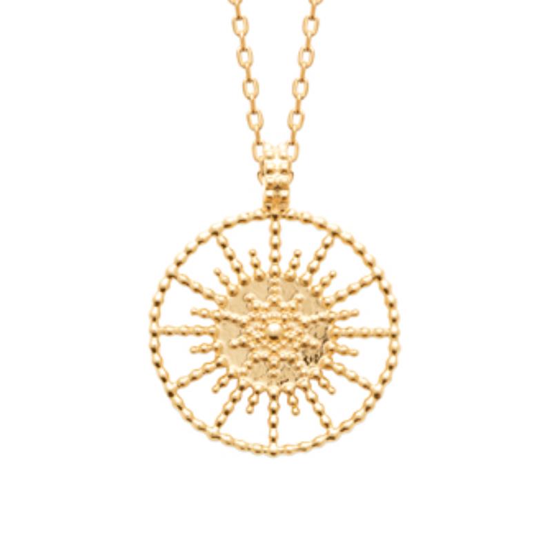 Coque de Nacre Collier plaqué or 922137