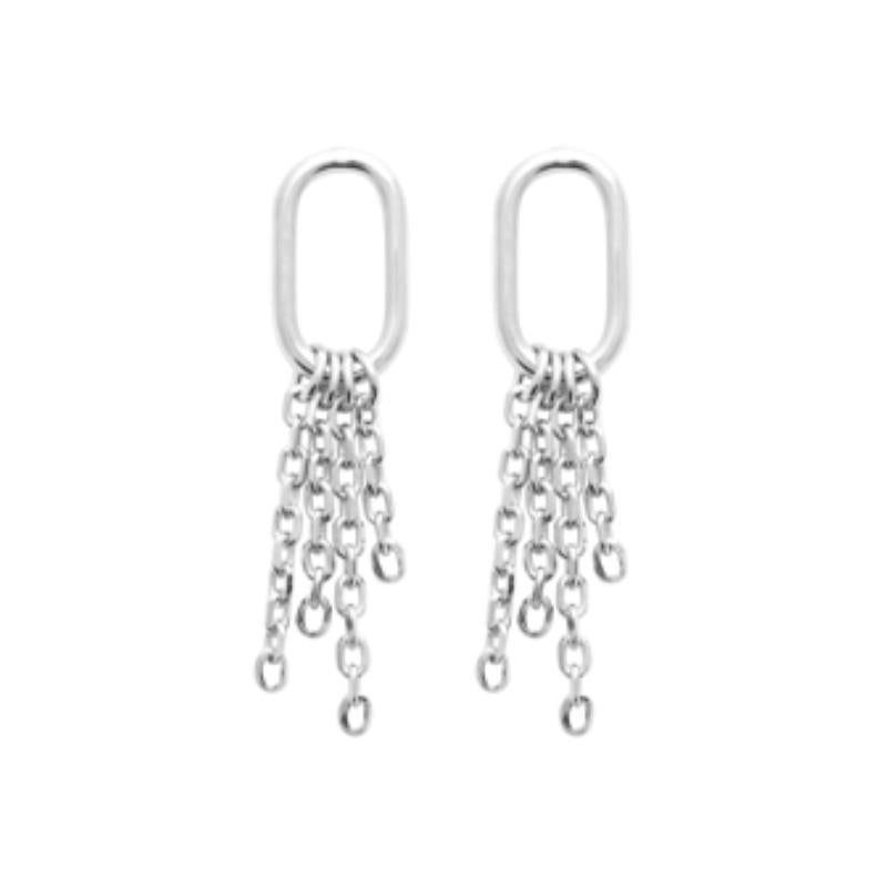 Coque de Nacre Boucles d'oreilles pendantes argent 73047100