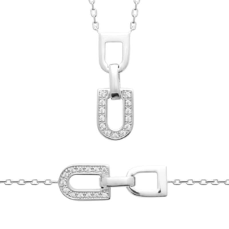 Coque de Nacre Chaîne argent 874054