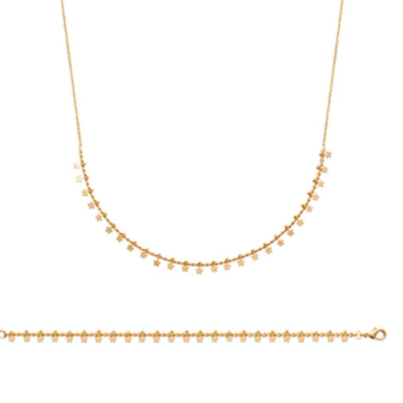 Coque de Nacre Collier plaqué or 291009