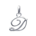 Coque de Nacre Pendentif initiale argent 14811554