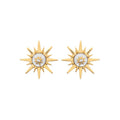 Coque de Nacre Puces d'oreilles plaqué or 2576604