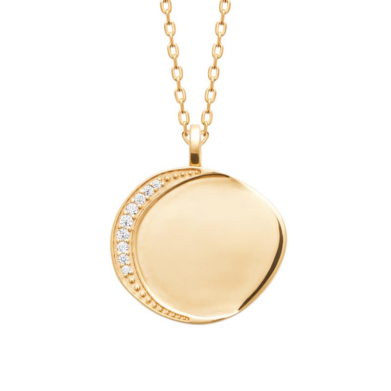 Coque de Nacre Collier plaqué or 974240