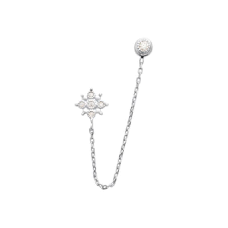 Coque de Nacre Boucle d'oreille à l'unité argent 13004510