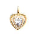 Coque de Nacre Pendentif plaqué or 2786010