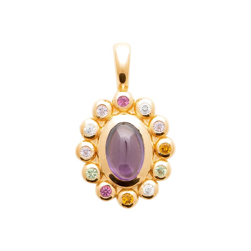 Coque de Nacre Pendentif plaqué or 2790270