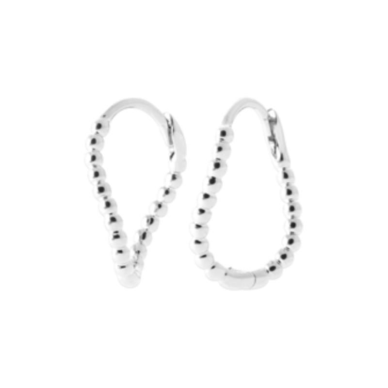 Coque de Nacre Créoles argent 7672800