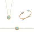 Coque de Nacre Bracelet jonc plaqué or 973509