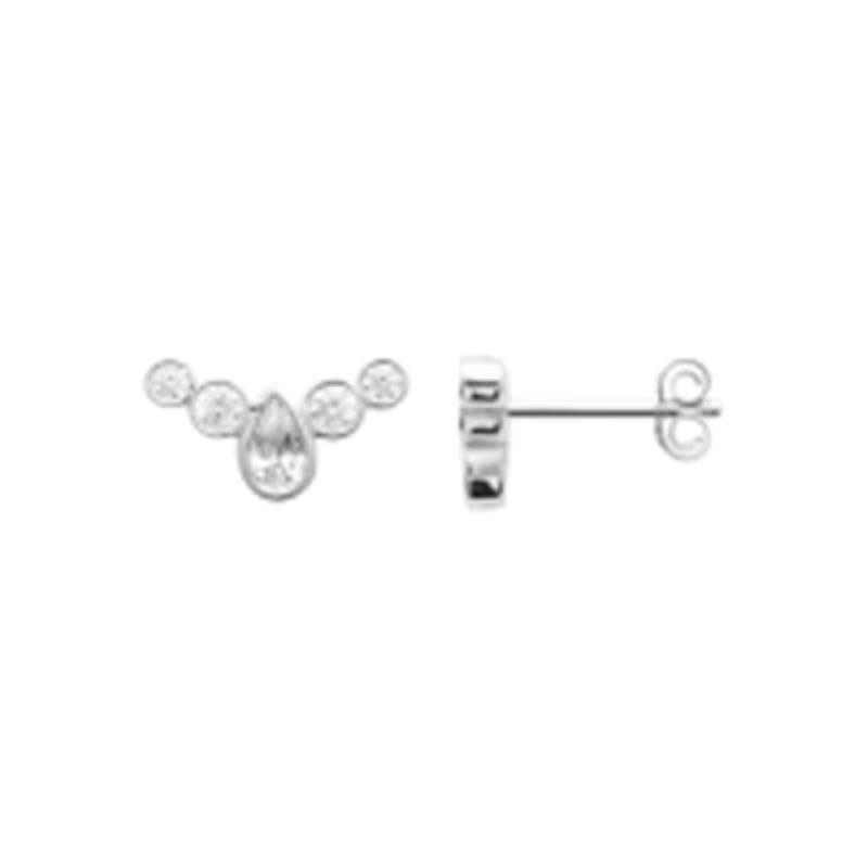 Coque de Nacre Puces d'oreilles argent 13036110