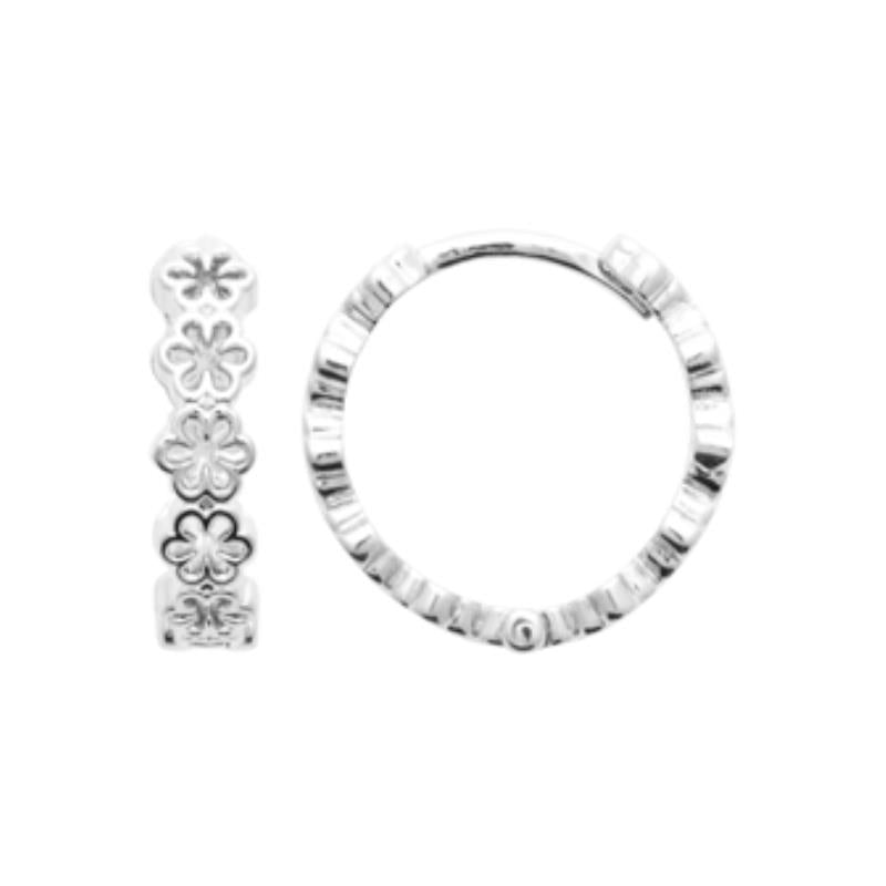 Coque de Nacre Créoles argent 7681100