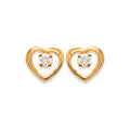 Coque de Nacre Puces d'oreilles plaqué or 2436410