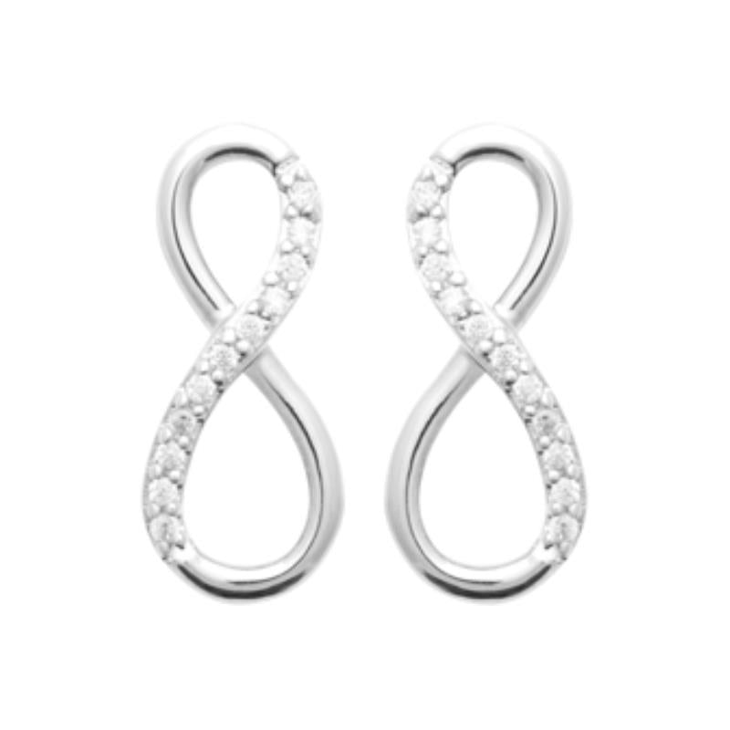 Coque de Nacre Puces d'oreilles argent 13060710