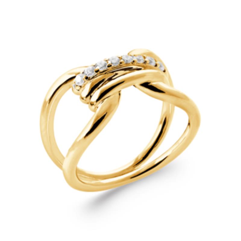 Coque de Nacre Bague plaqué or 2957010