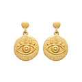 Coque de Nacre Boucles d'oreilles pendantes plaqué or 2559100