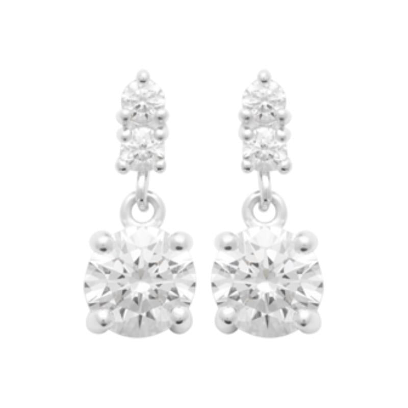 Coque de Nacre Boucles d'oreilles pendantes argent 13045910