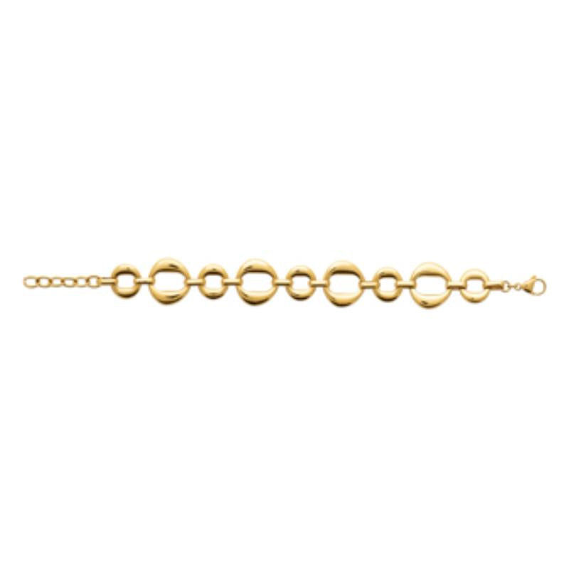 Coque de Nacre Bracelet acier doré 312221