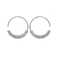 Coque de Nacre Créoles argent 7620300