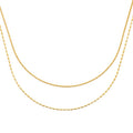 Coque de Nacre Collier acier doré 312412