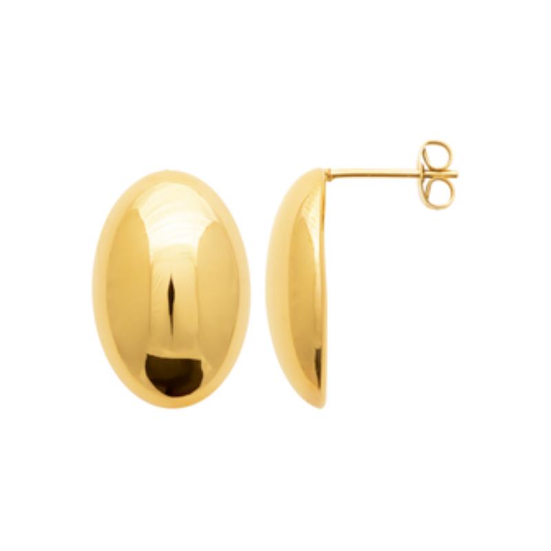 Coque de Nacre Boucles d'oreilles acier doré 3124209