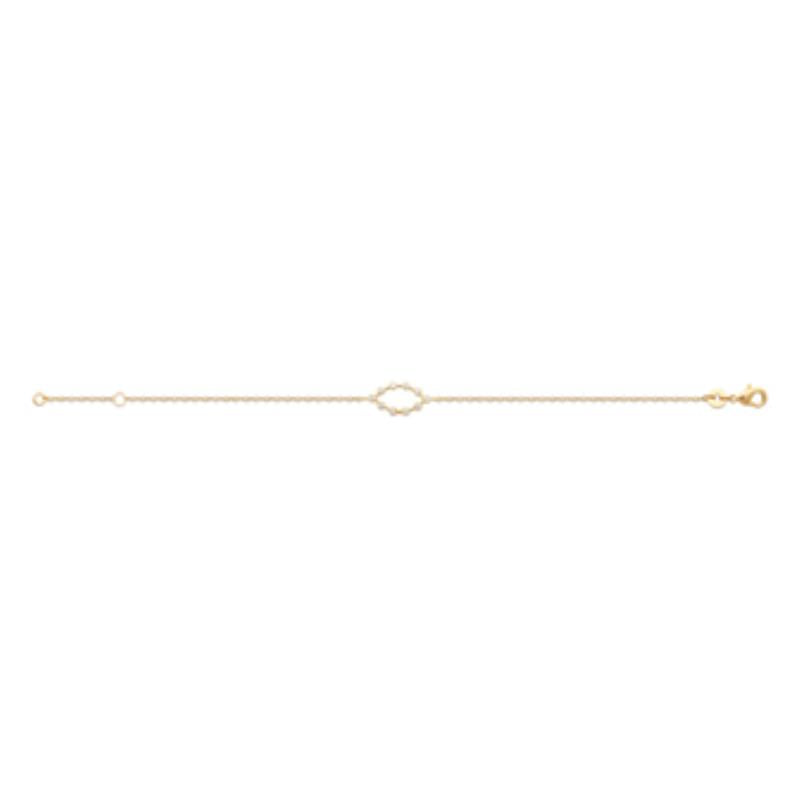 Coque de Nacre Chaîne plaqué or 974045