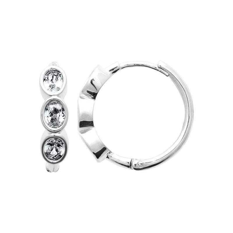 Coque de Nacre Créoles argent 1683410