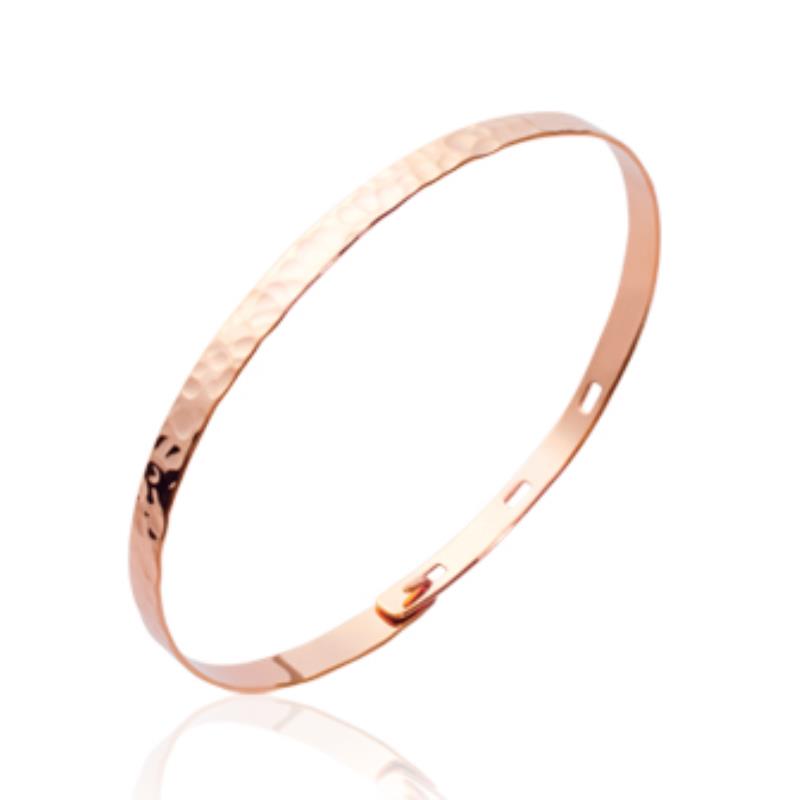 Coque de Nacre Bracelet jonc plaqué or rose 929583