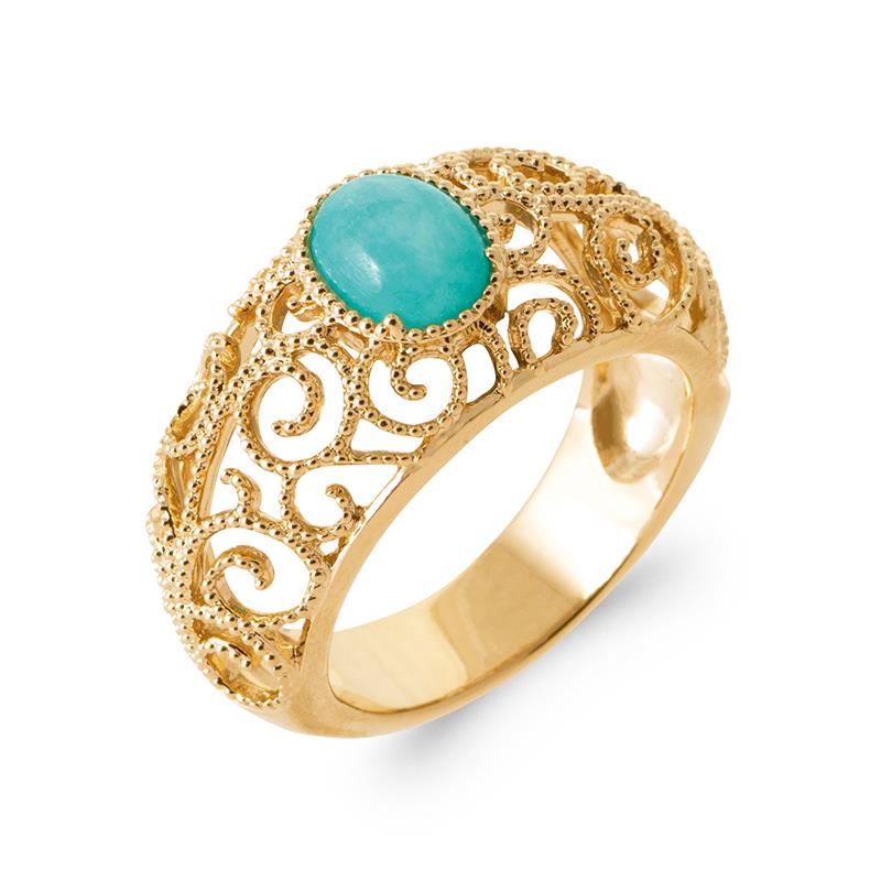 Coque de Nacre Bague plaqué or 2941760