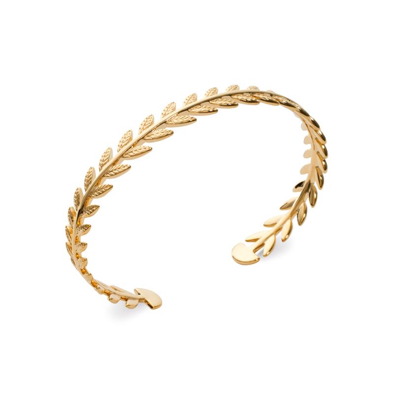 Coque de Nacre Bracelet jonc plaqué or 921597