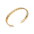 Coque de Nacre Bracelet jonc plaqué or 921597