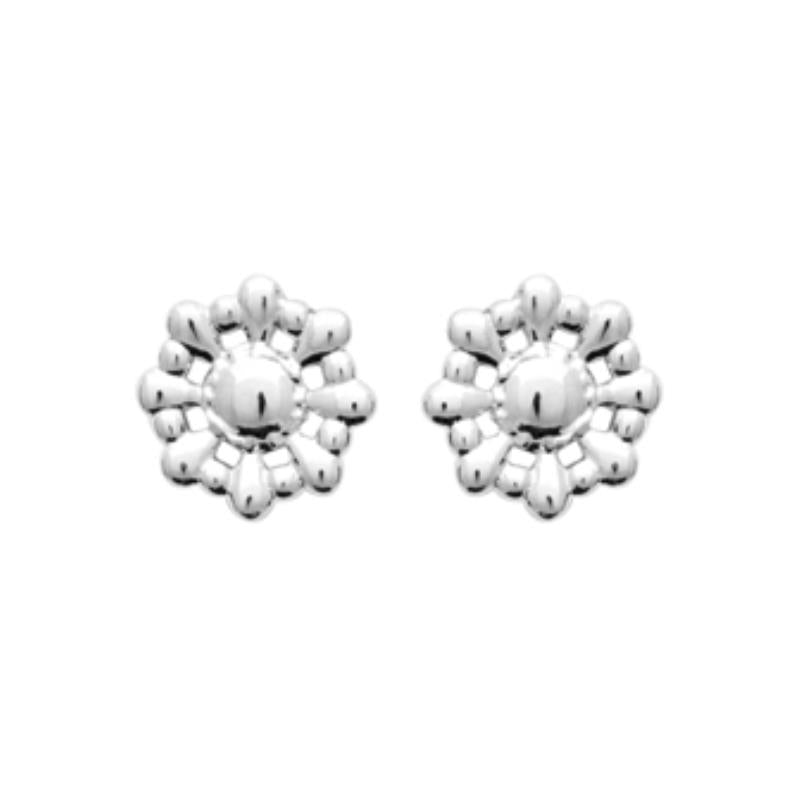 Coque de Nacre Puces d'oreilles argent 73073100