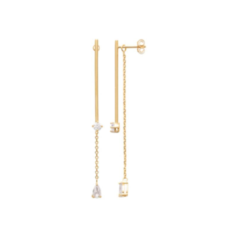 Coque de Nacre Boucles d'oreilles plaqué or 23034610
