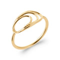 Coque de Nacre Bague plaqué or 2960300