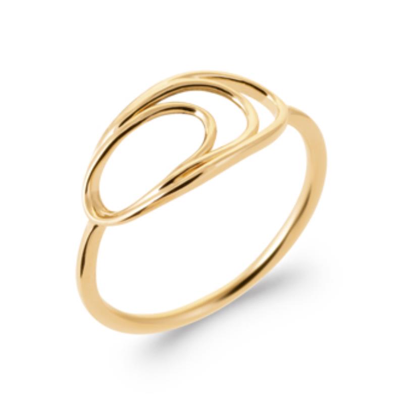 Coque de Nacre Bague plaqué or 2960300