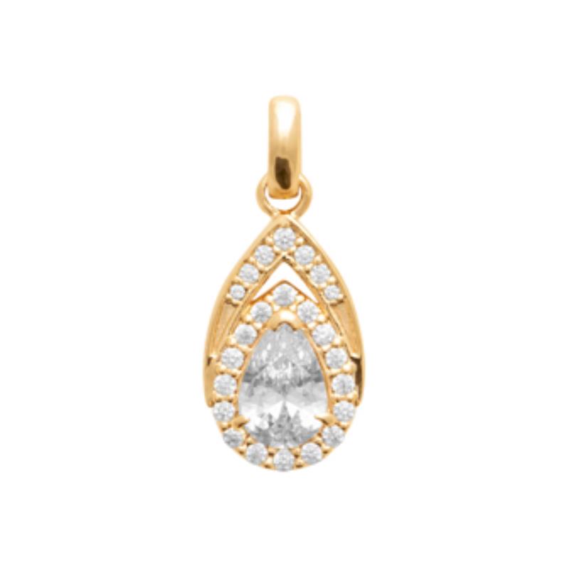Coque de Nacre Pendentif plaqué or 2781310