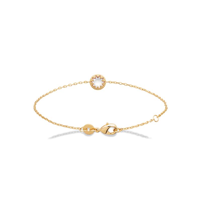 Coque de Nacre Bracelet plaqué or 974211