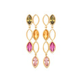 Coque de Nacre Boucles d'oreilles plaqué or 23089705