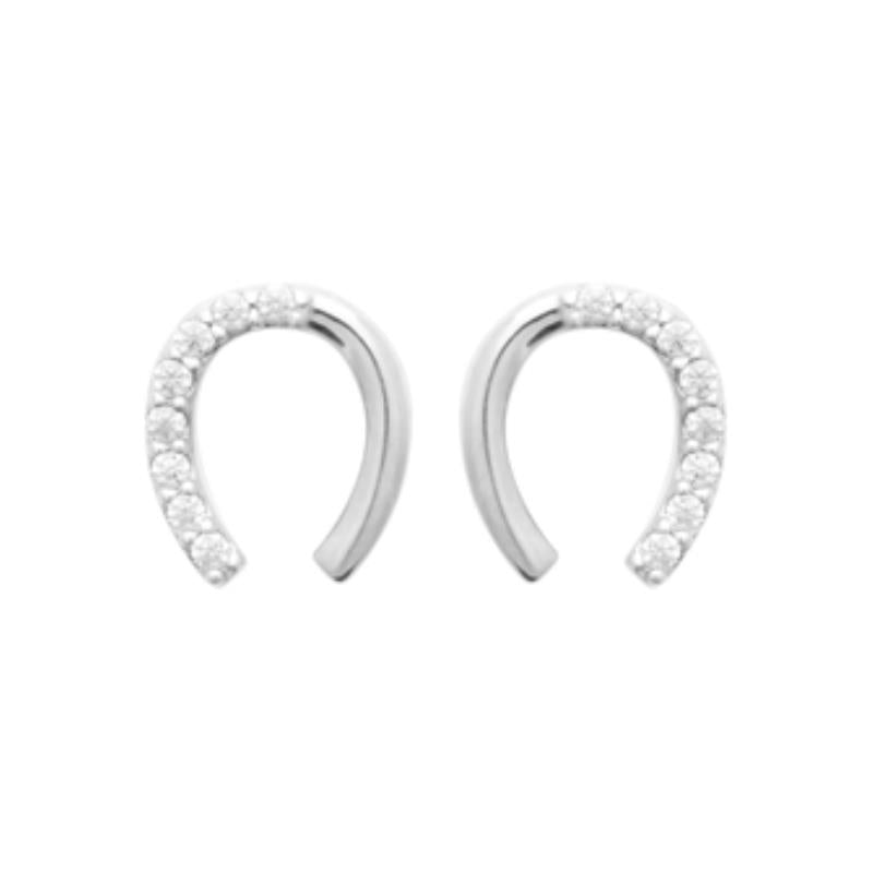 Coque de Nacre Puces d'oreilles argent 13051010