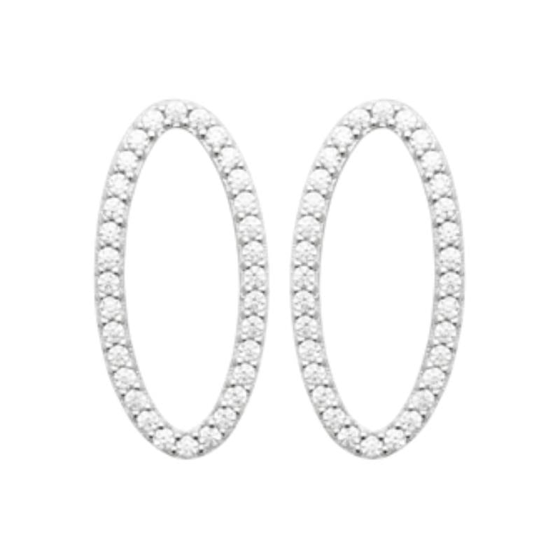 Coque de Nacre Puces d'oreilles argent 1588010