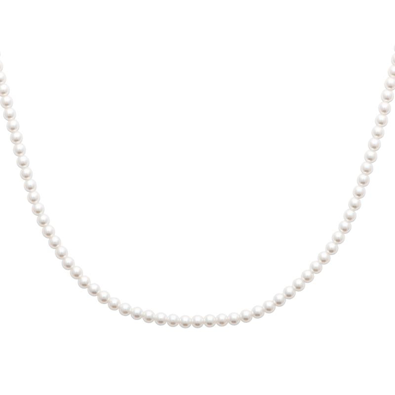Coque de Nacre Collier acier doré 312479