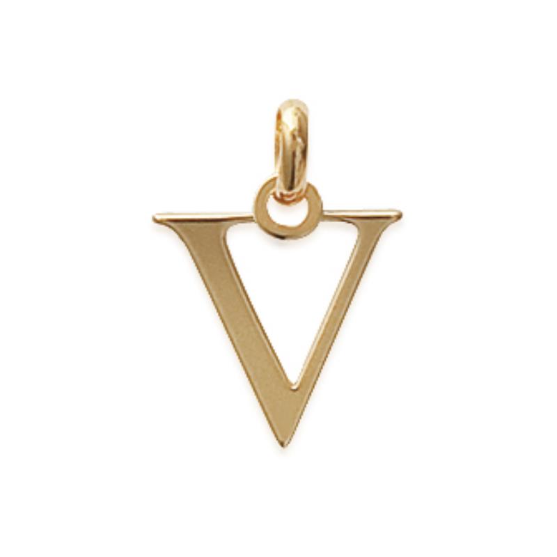 Coque de Nacre Pendentif initiale plaqué or 28750021